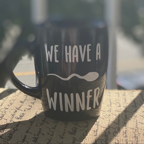 PREGNANCY GIFT🤰🏻 HANDMADE MUG SET 4 PARENTS-2-BE - Picture 3 of 4